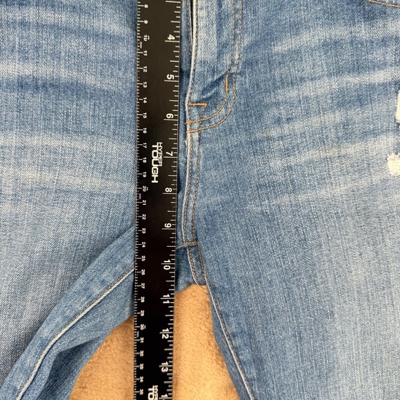 Current Elliot Womens Distressed Straight Leg Jeans Size 26 Soft Grunge Capsule - Picture 7 of 10